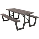 Lifetime Rough-Cut Picnic Table