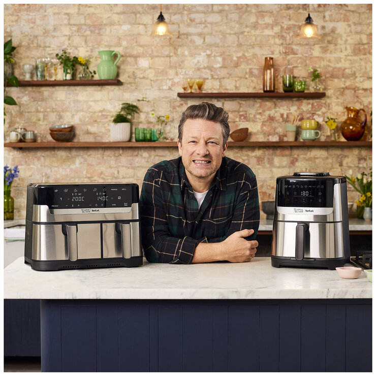Jamie Oliver By Tefal Dual Drawer Air Fryer EY905J
