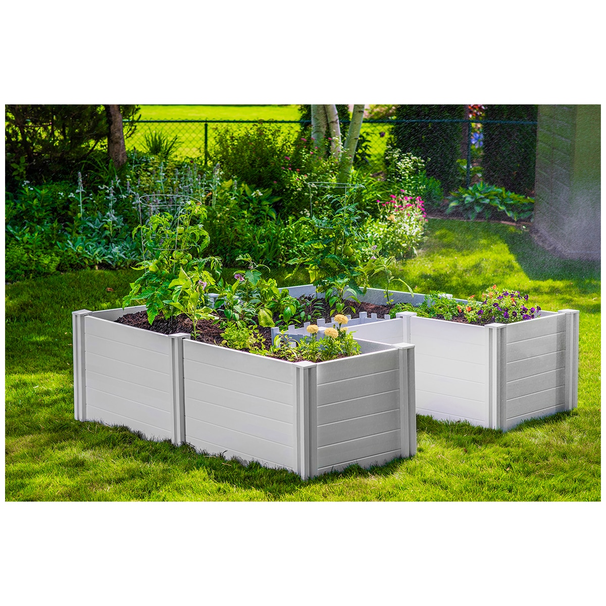 Vita Keyhole Garden Bed 182.88 x 182.88 cm