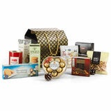 Interhampers Black & Gold Gift Box Alcohol Free