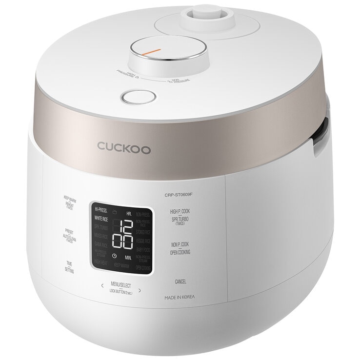 Cuckoo 6 Cup HP Twin Pressure Rice Cooker CRP-ST0609F