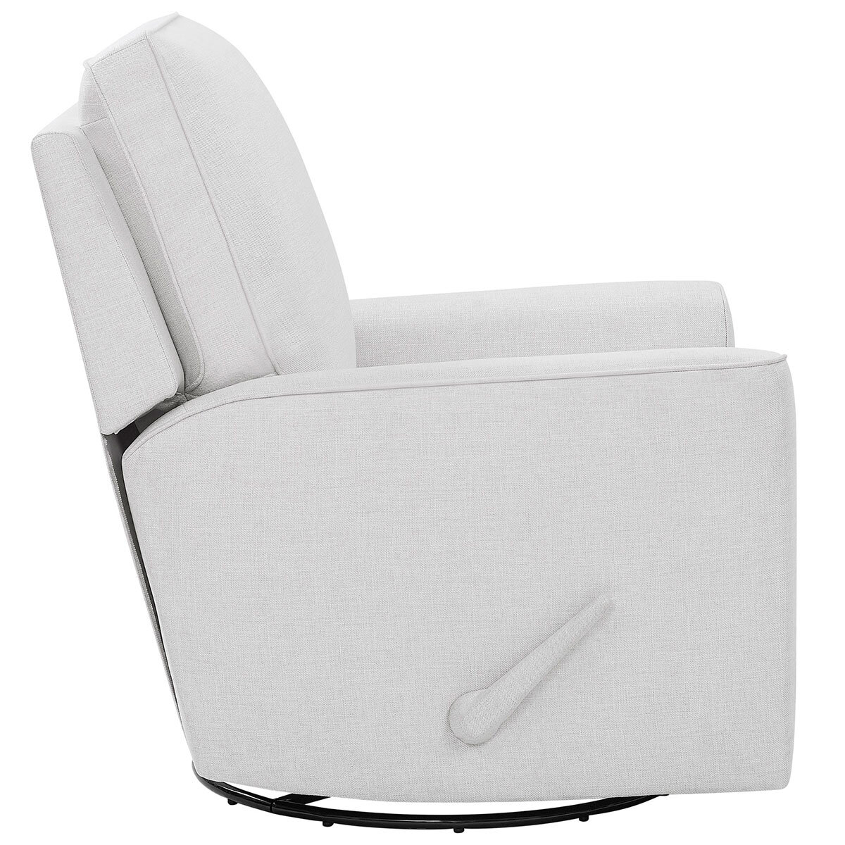 True Innovations Fabric Swivel Glider Recliner