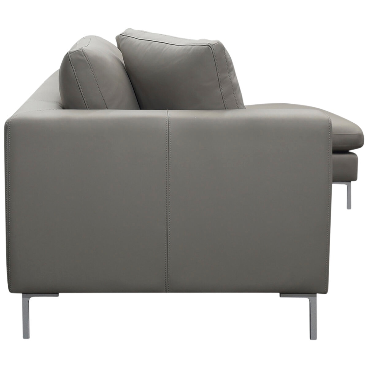 Moran Pico 3.5 Seater Sofa with Right Chaise Dove Silver