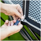 Springfree All Black 3M Medium Round Trampoline Bundle