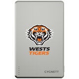 Cygnett NRL 5k Mag Power Bank - Wests Tigers CY5850PBCHE Cygnett NRL 5k Mag Power Bank - Wests Tigers CY5850PBCHE