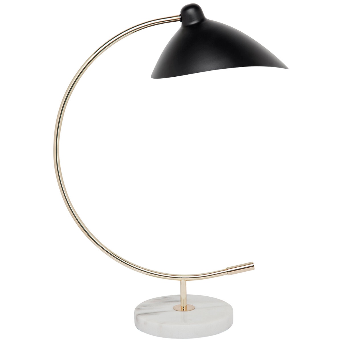 Cafe Lighting and Living Seville Table Lamp GoldWhite