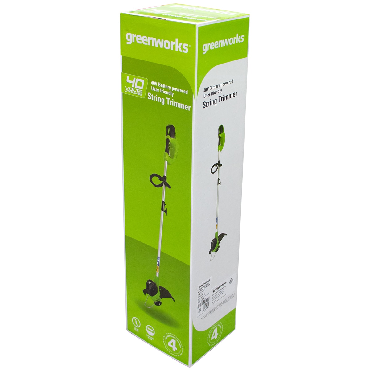 Greenworks 40v LiIon Cordless Garden String Trimmer 2101507Kit