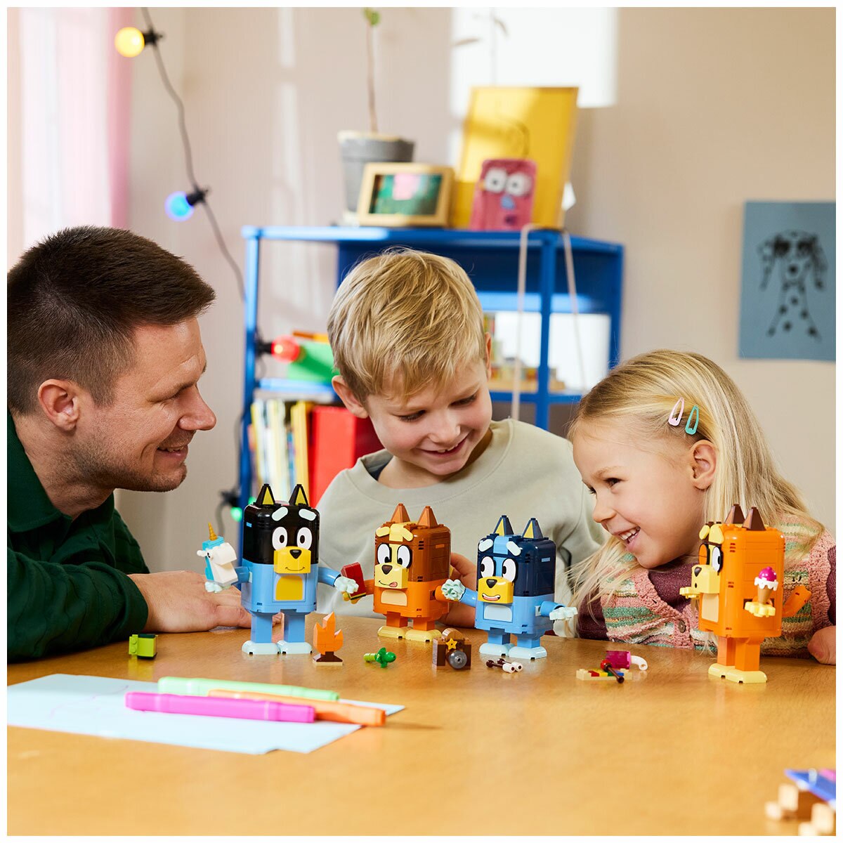 LEGO Bluey Brick-Built Bluey Family Toy Figures Set 11217 LEGO Bluey Brick-Built Bluey Family Toy Figures Set 11217
