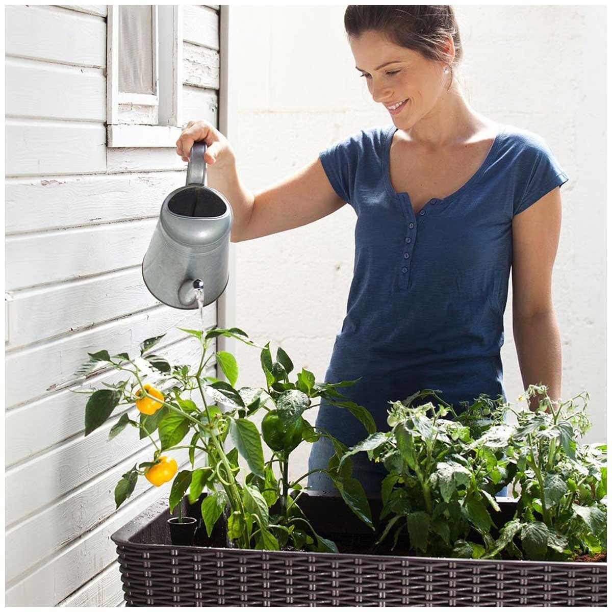 Keter Easy Grow Planter Brown