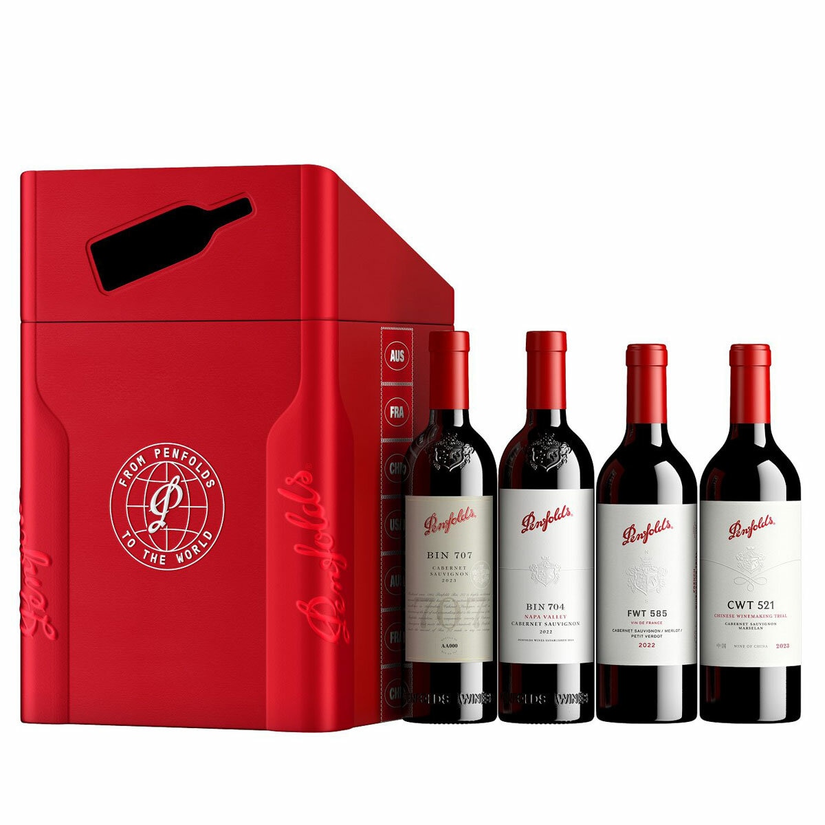 From Penfolds to the World Post Box Gift Set 4 x 750ml