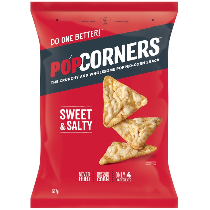 Popcorners Sweet & Salty Corn Chip 3 x 567g Costco Australia