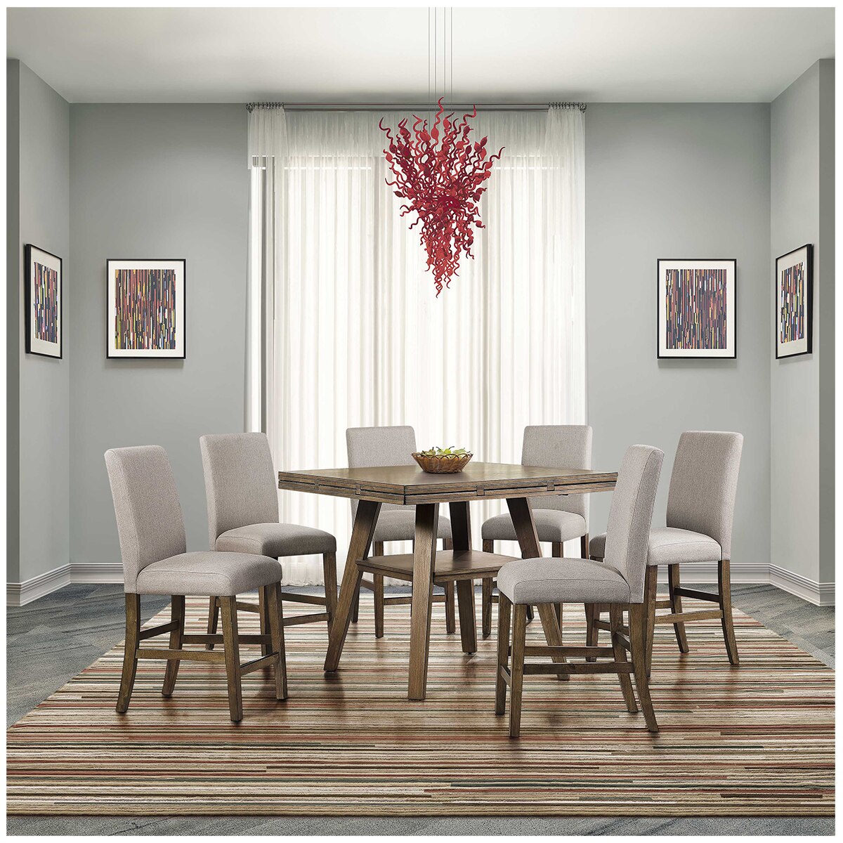 Bayside Counter Height Dining Set 7pc Costco Australia