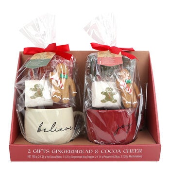 Thoughtfully Gingerbread & Cocoa 2 Piece Mug Set Thoughtfully Gingerbread & Cocoa 2 Piece Mug Set