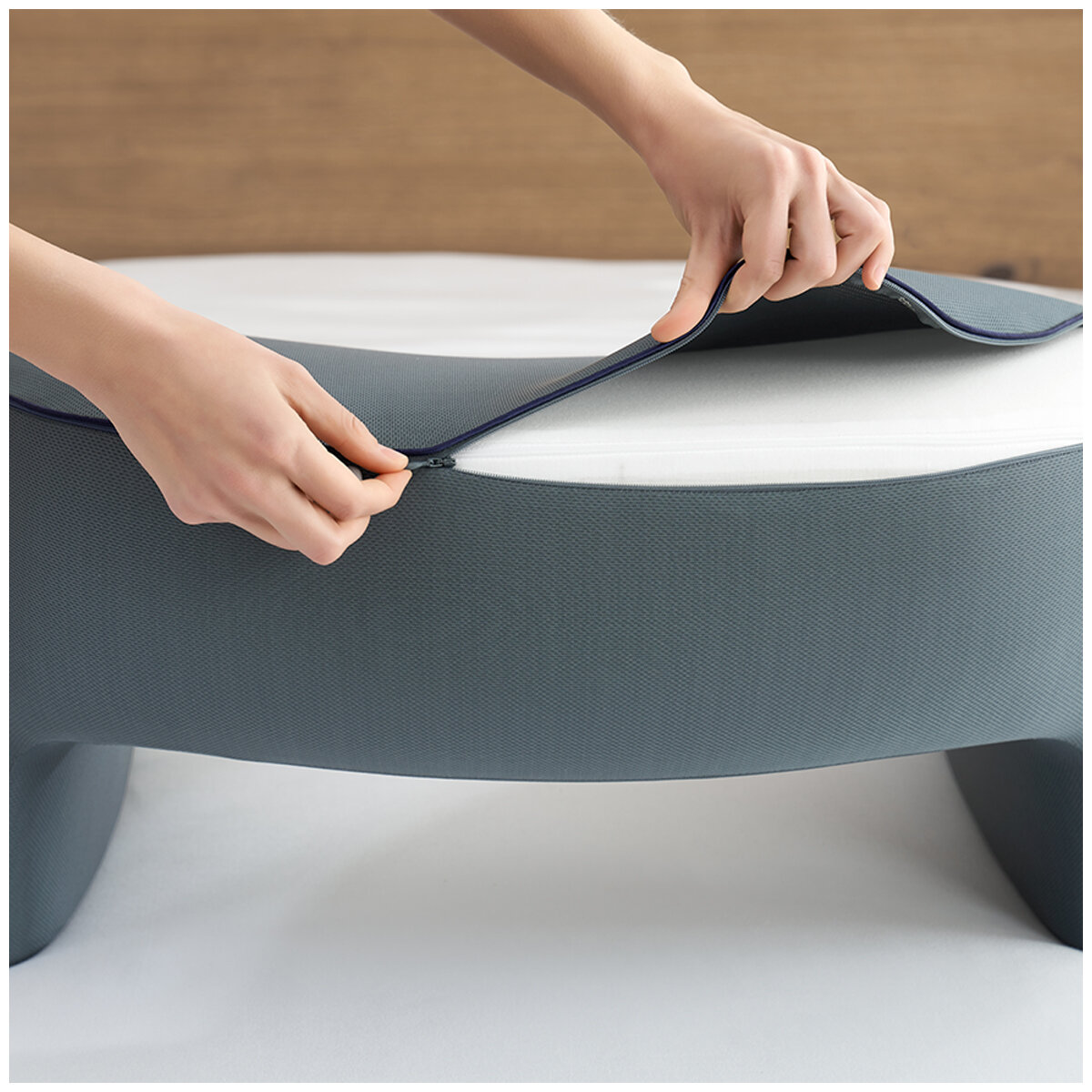 Lap Desk with Removable Knit Cover