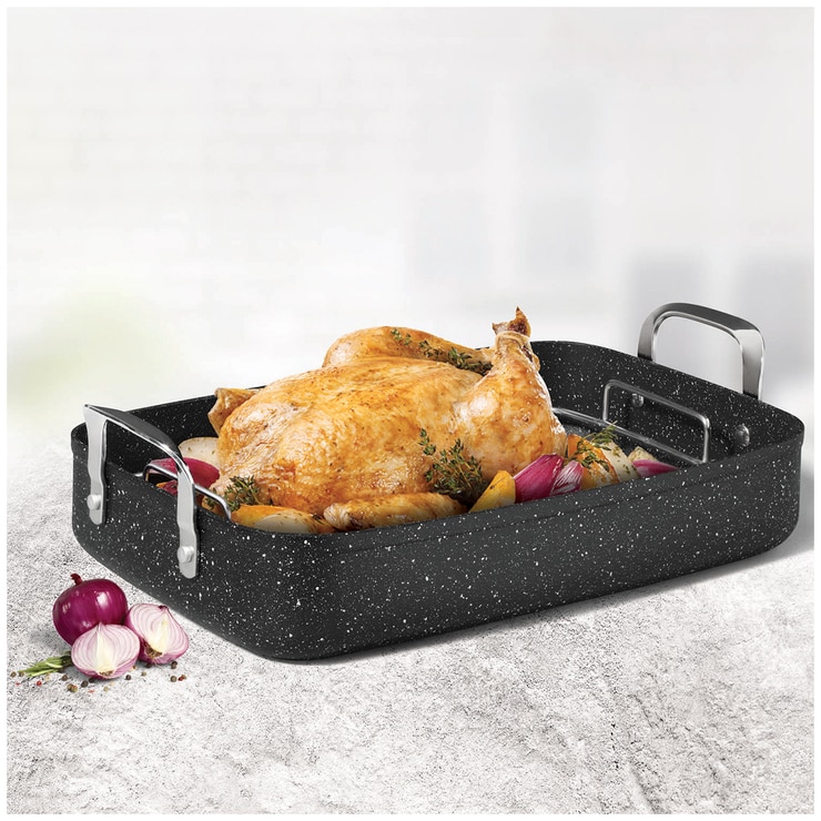Starfrit The Rock Roasting Pan with Rack 30 cm Costco Australia
