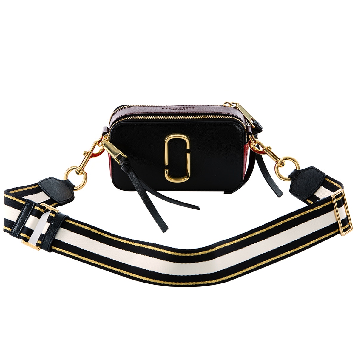 Marc Jacobs Snapshot Camera Bag - Black/Red