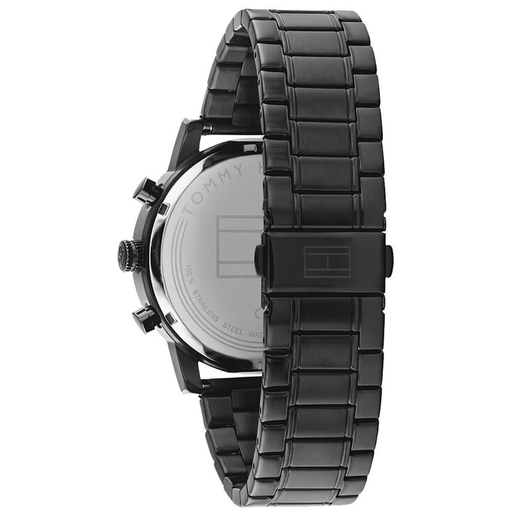 Tommy Hilfiger Black Steel Black Dial Men's Watch