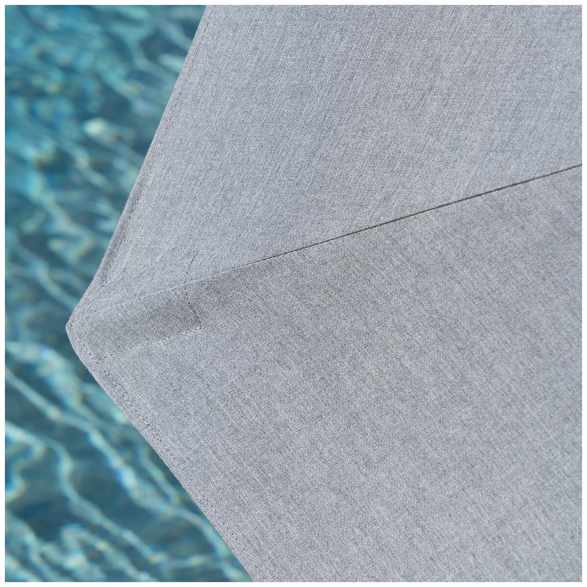 SunVilla Gray LED Market Umbrella 3M (2)