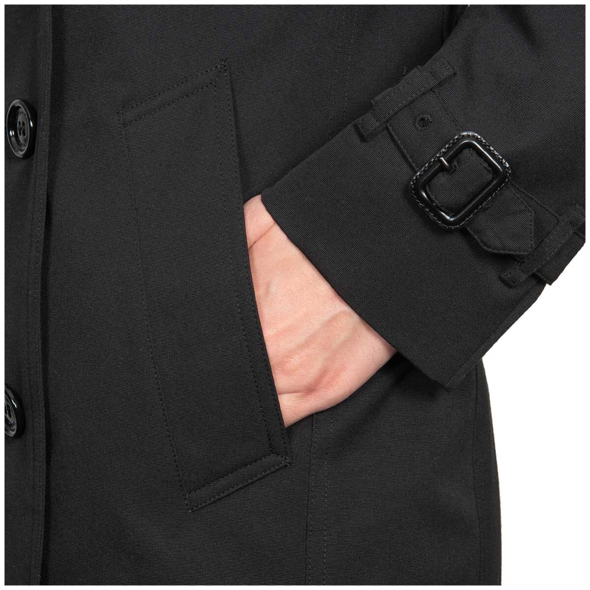Burberry Harbourne Trench Coat Black