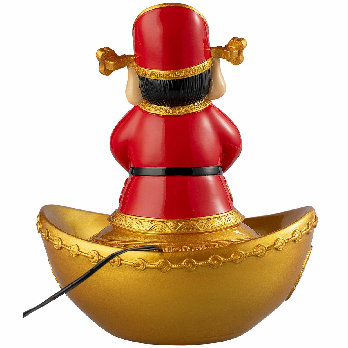 God Of Wealth Water Fountain 22cm