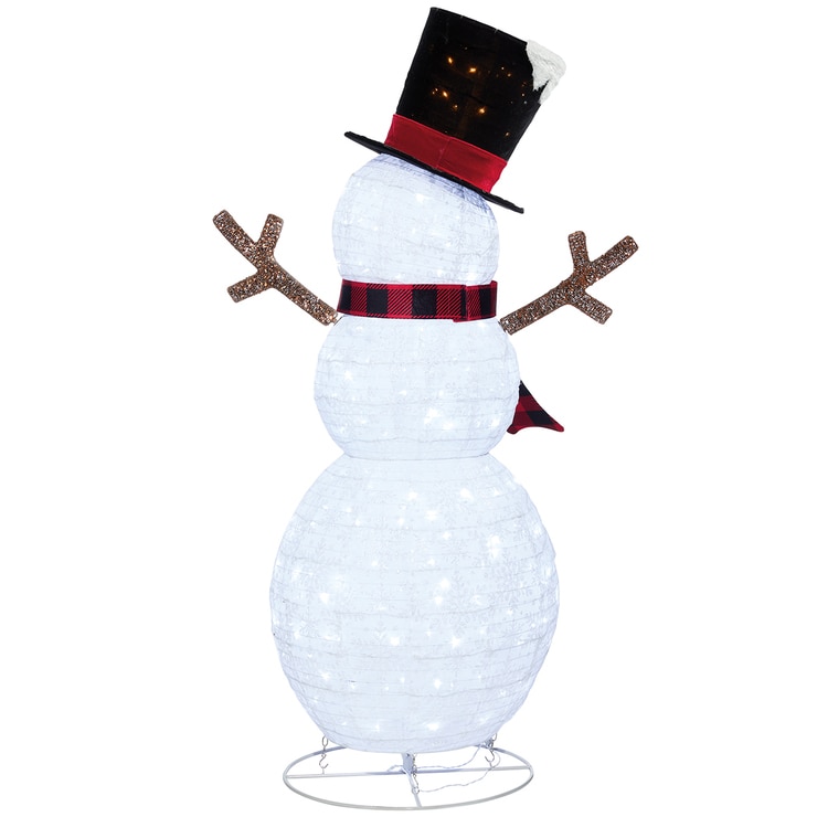 LED Snowman Family Christmas Decoration 3pc Costco Australia
