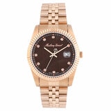 Mathey-Tissot Rose Gold Steel Brown Dial Men's Watch H710PRM Mathey-Tissot Rose Gold Steel Brown Dial Men's Watch H710PRM