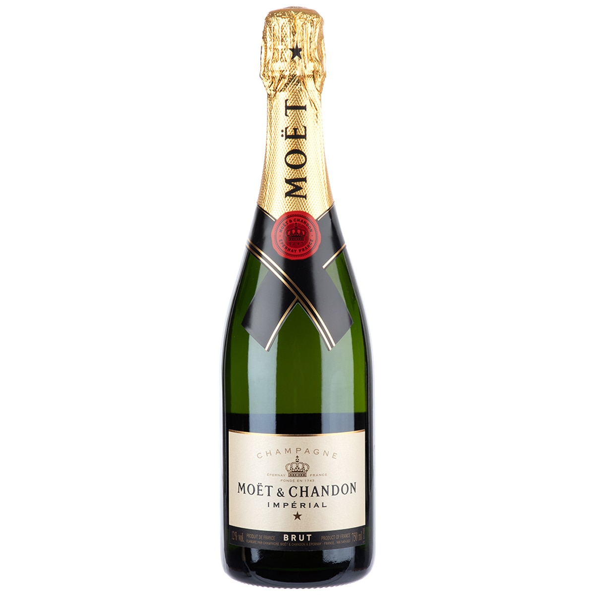Moet & Chandon 6 x 750 ml and 6 Glass Pack