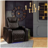Valencia Home Theatre Oslo Edition 1 Seater Dark Chocolate