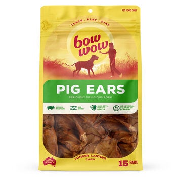 Bow Wow Pig Ears 15 Piece Bow Wow Pig Ears 15 Piece