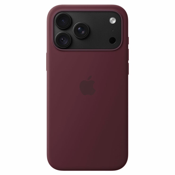 Apple iPhone 18 Pro Max Silicone Case with MagSafe Burgundy