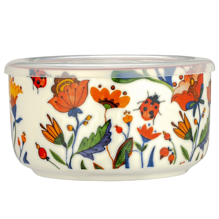 Signature Microwaveable Bowls With Lids 6 Piece Set