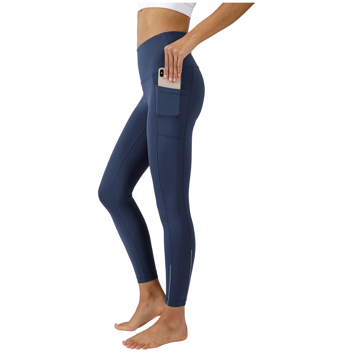 90 Degree Interlink Hi Rise Legging - Inky Chill