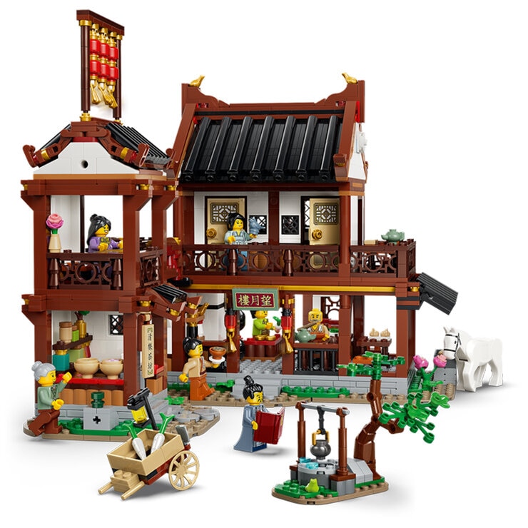 LEGO Chinese Festivals Ancient Moon-Gazing Inn Building Set 80121 LEGO Chinese Festivals Ancient Moon-Gazing Inn Building Set 80121