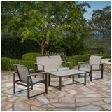 SunVilla Helio 4 Piece Outdoor Patio Seating Set