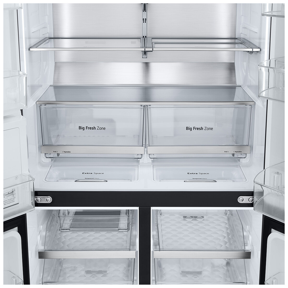 LG 638L French Door Fridge Matte Black GF-D700MBLC