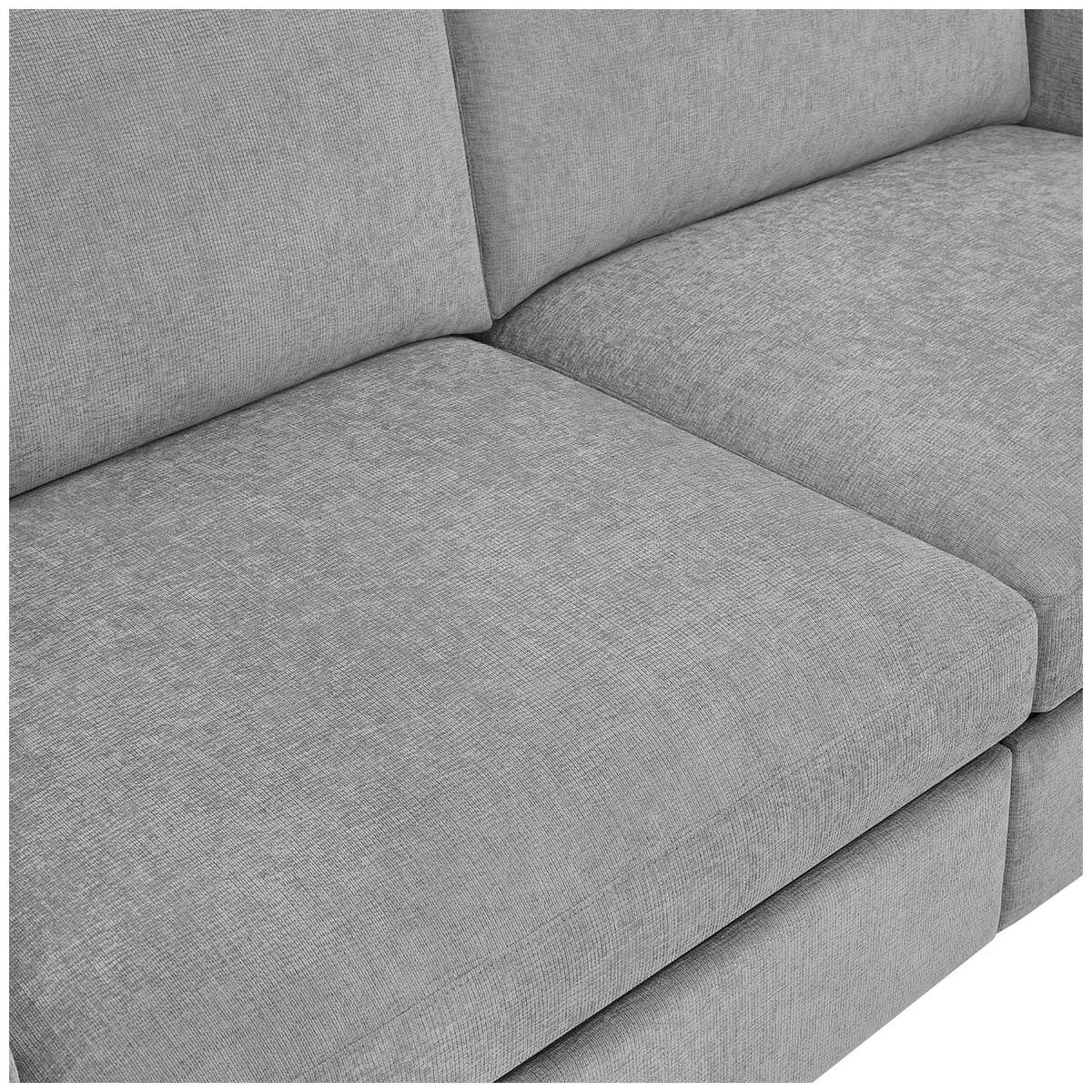 Henredon Fabric Sofa with 2 Power Footrests
