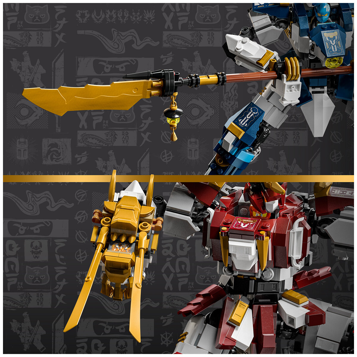 LEGO NINJAGO The Twin Titan Mechs Action Figures 71870 LEGO NINJAGO The Twin Titan Mechs Action Figures 71870