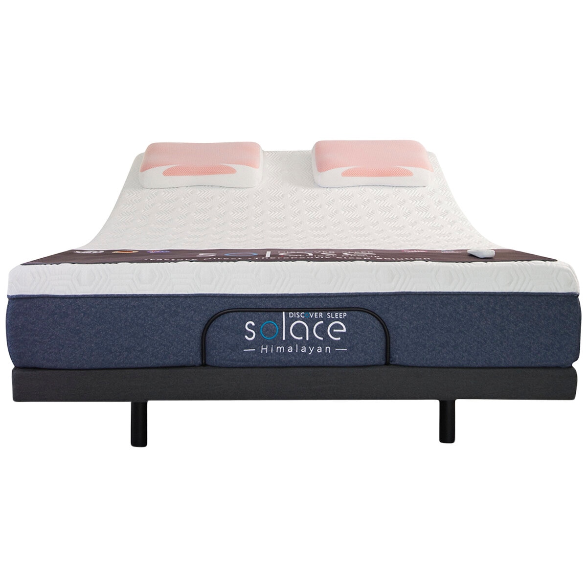 Solace Himalayan Mattress and Better Sleep Adjustable Base - Double
