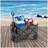 Mac Sports XL Folding Wagon with Cargo Net