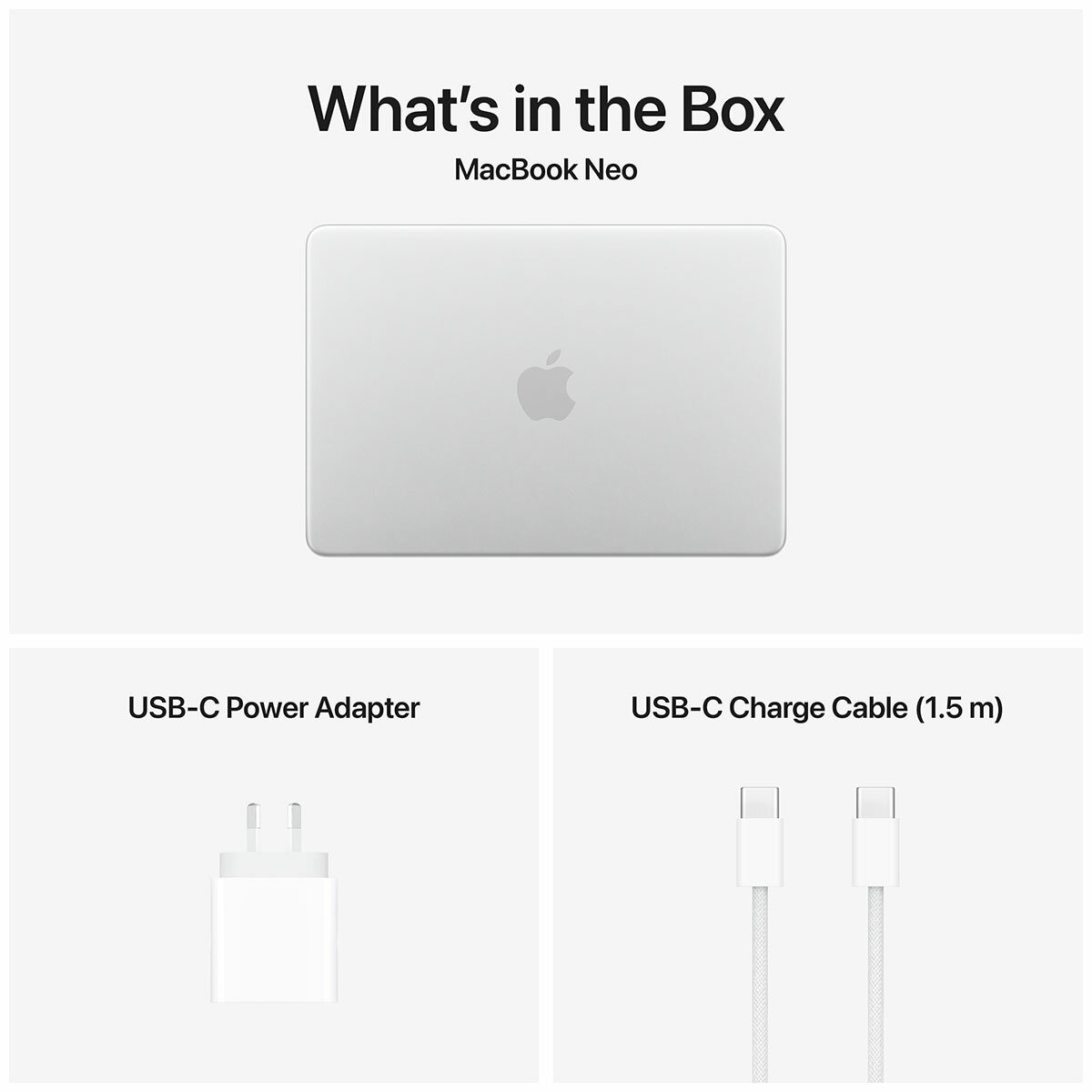 Apple 13 Inch MacBook Neo: A18 Pro Chip With 6‑Core CPU And 5‑Core GPU 8GB 256GB SSD Silver Apple 13 Inch MacBook Neo: A18 Pro Chip With 6‑Core CPU And 5‑Core GPU 8GB 256GB SSD Silver