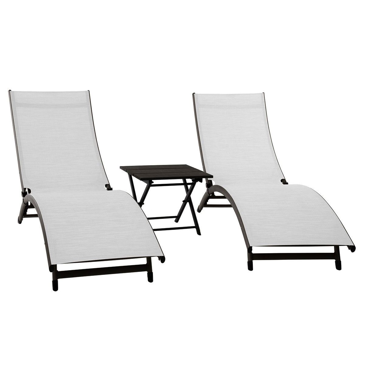 Vivere Chaise Lounges & Table