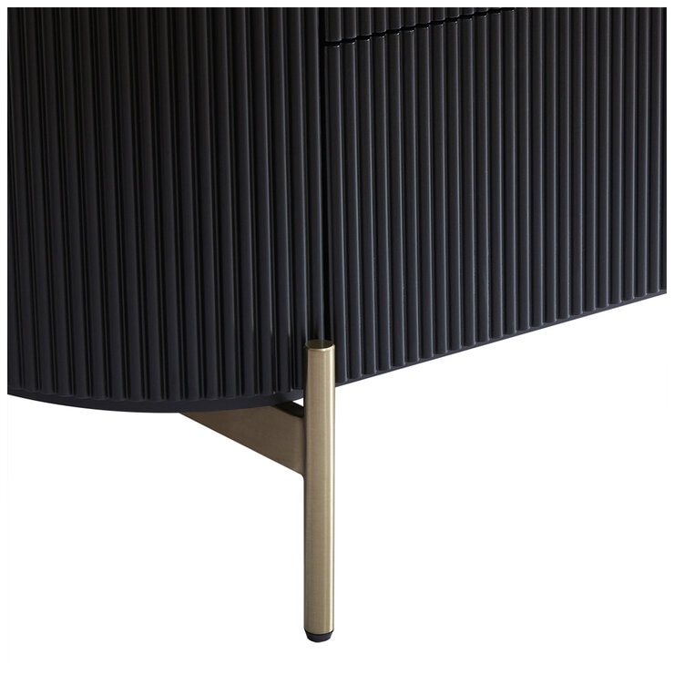 CAFE LIGHTING & LIVING Demarco 3 Drawer Chest Black