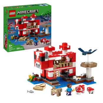 LEGO Minecraft The Mooshroom House Island Gamer Kit Toy For Kids 21270