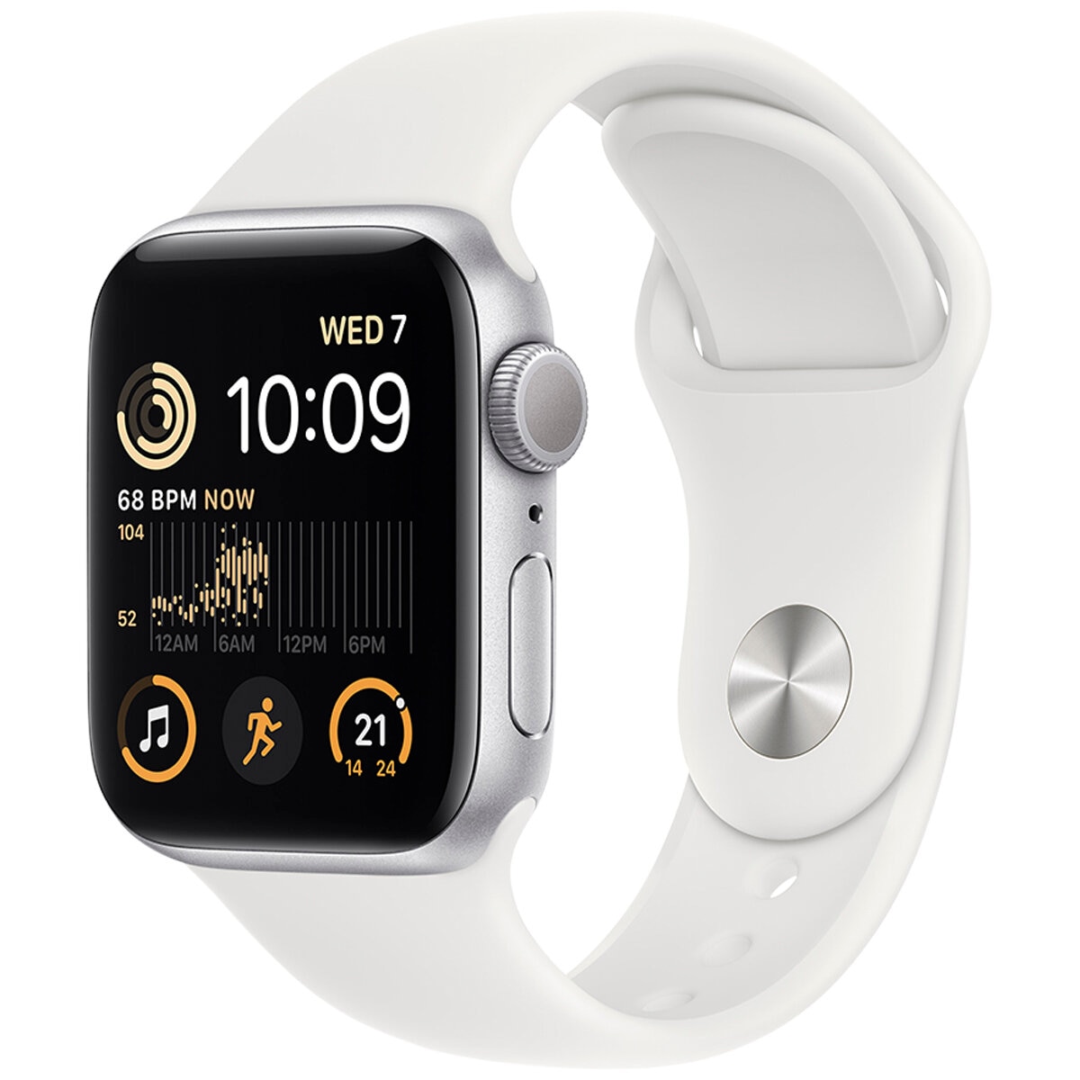 Apple Watch SE GPS 40mm Starlight Aluminium Case with Starlight Sport Band