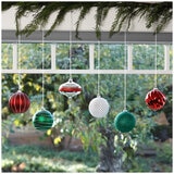 CG Hunter Shatter Resistant Red and Green Ornaments 150mm12 Pack