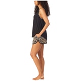 Betsey Johnson 3 Piece PJ Set - Black