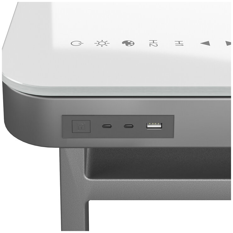 Tresanti Aurora Height-Adjustable Desk With LED Lighting Tresanti Aurora Height-Adjustable Desk With LED Lighting
