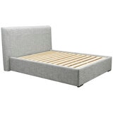 Moran Ora King Bedhead with Encasement and Slats Steel
