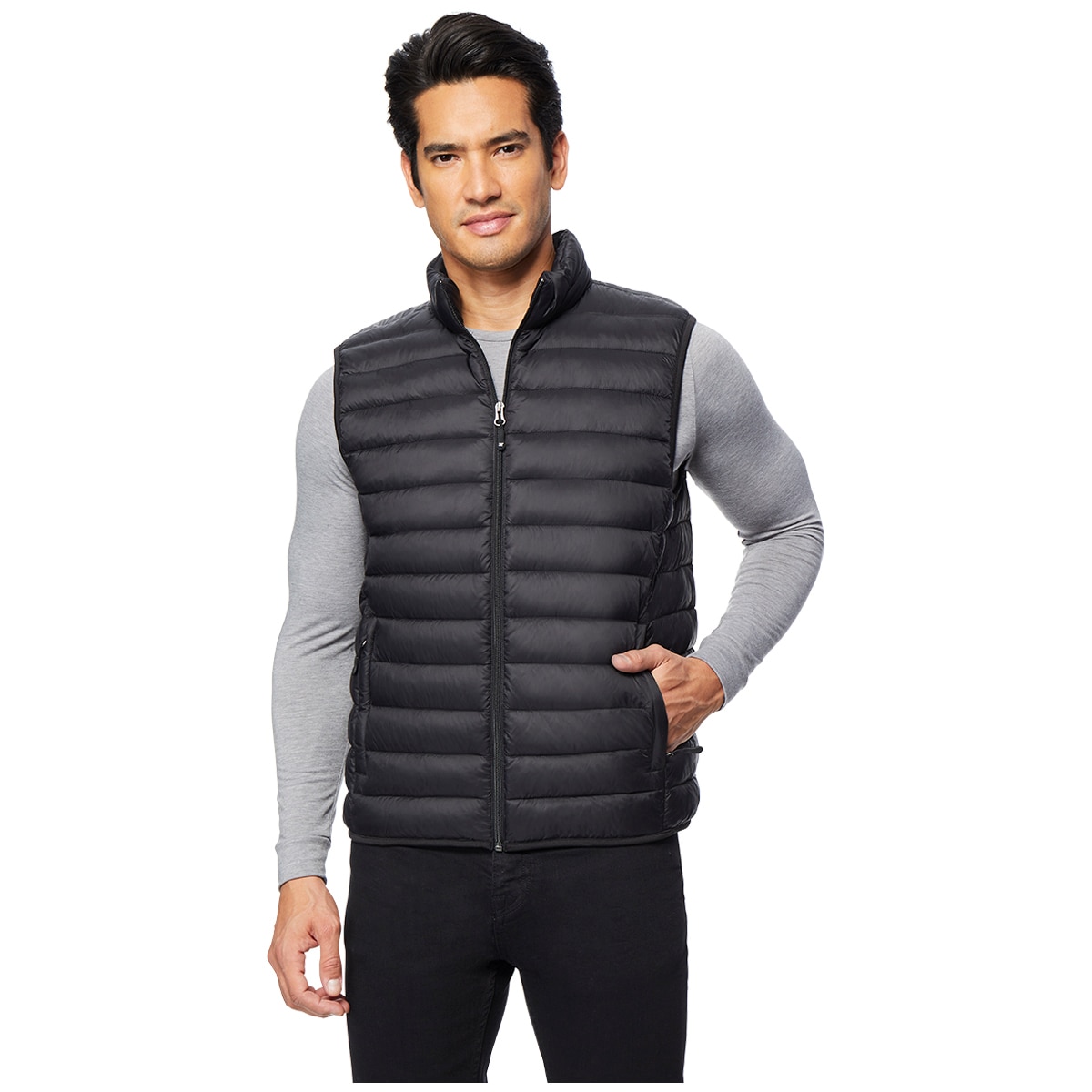 32 Degrees Men's Packable Vest Black | Costco Australia