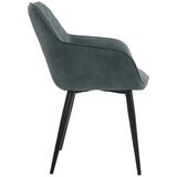 142279-Onex RiVa Dining Chair Dark Green